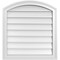 Ekena Millwork Arch Top Surface Mount PVC Gable Vent: Functional, w/ 2"W x 1-1/2"P Brickmould Frame, 24"W x 26"H GVPAR24X2602SF - alternate 1